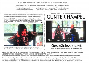 1o1o31 gunter hampel interviewed by stuart nicholson - live at the jazz cologne festival 2o1o stadtgarten