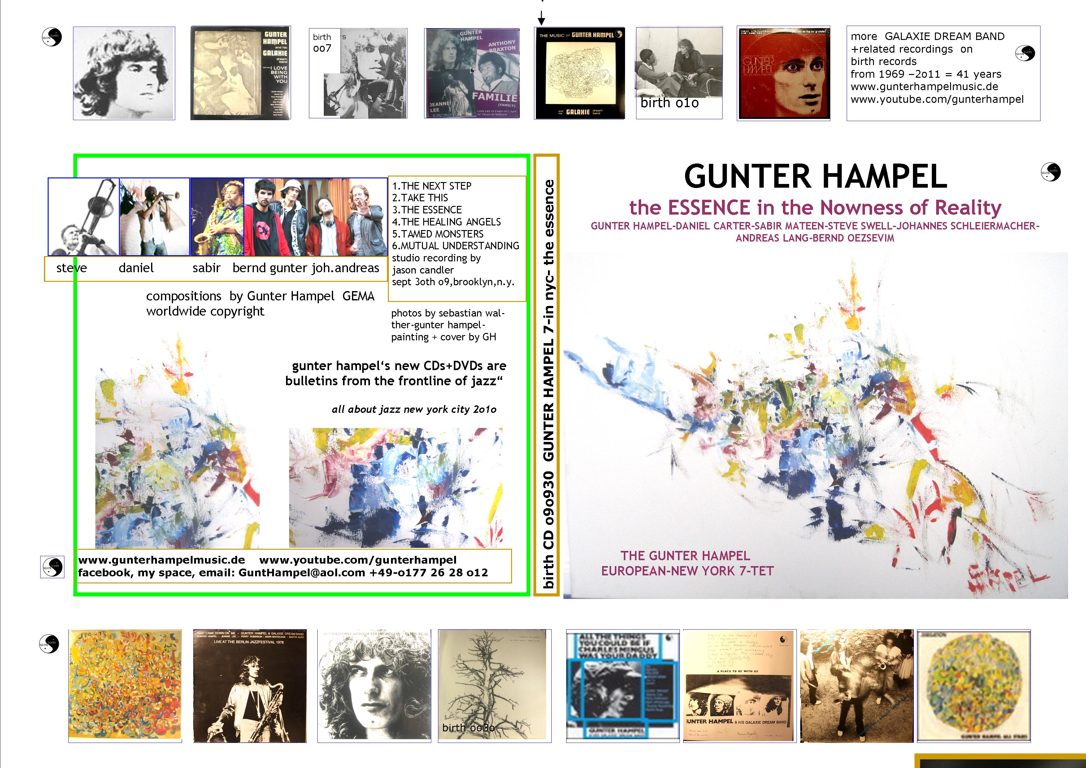 Birth Records-CDs-DVDs-LPs | the music of gunter hampel