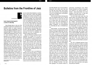 page 1+2 bulletin from the frontline of jazz